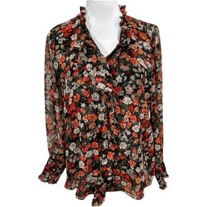 MISA Los Angeles Floral Top Size S